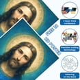 thumbnail image 2 of SXFVHN 1000-Piece Adult Wood Jigsaw Puzzle, Divine Blue Robe Portrait Design – Intellectual Challenge, High-Difficulty, Relaxing Family Activity, Home Decoration, Eco-Friendly, 29.5x19.7in, 2 of 6