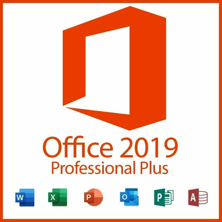 Microsoft Office 2019 Pro Plus, 64-Bit DVD, Word, Excel