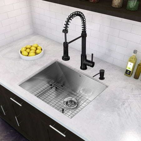 Vigo All In One 23 L X 20 W Undermount Kitchen Sink With