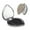Heart Shape, variant on Kdxio Kitchen Food Pocket Mirror, 1X/2X Travel Makeup Mirror 2-Sided Folding Small Mirror Portable Double-Sided Magnifying Cosmetic Mirror for Gift-Round Shape