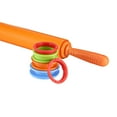 thumbnail image 6 of Non-Stick Silicone Rolling Pin Dough Roller With Adjustable Thickness Rings, 6 of 10