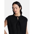 thumbnail image 5 of Time and Tru Women's Sleeveless Linen Tunic Top, Sizes XS-XXXL, 5 of 6