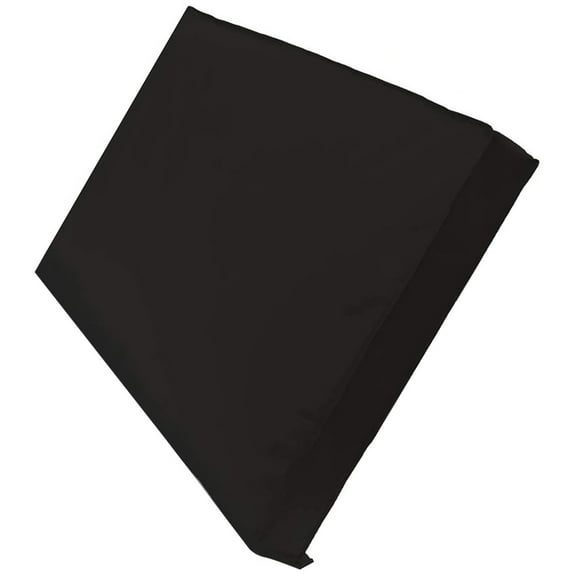 Raindrops Black Polyester Outdoor TV Cover for 36-38 Inch TVs Weather Resistant