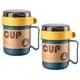 thumbnail image 4 of 2 tazas de desayuno, tazas para leche, tazas de sopa portátiles con cuchara (500 ml), 4 of 8