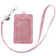 thumbnail image 3 of 1 Set ID Badge Holder Retractable ID Card Holder Hanging Badge Reel Water-resistant Card Cover, 3 of 9