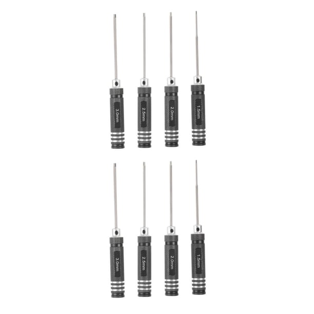 Juego de herramientas de destornillador hexagonal Kenally 4 piezas negro