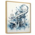 thumbnail image 2 of Designart "Gravity s Dance on the Rollercoaster" Cityscapes Floater Framed Wall Art Living Room, 2 of 7