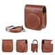 thumbnail image 5 of Caja de la cámara de la vendimia de la PU de protección bolsa bolsa de la cubierta del protector w / Abanopi  Estuche para la camara, 5 of 7