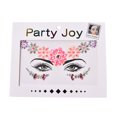 thumbnail image 1 of Seitruly Joyas para la frente de ojos, pegatinas autoadhesivas de diamantes de imitación, maquillaje facial ostentoso, decoraciones DIY para mujeres, Tratamientos faciales tipo 7 Seitruly CE013627-07B, 1 of 6