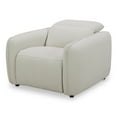 thumbnail image 3 of Moe's Home Collection Eli Power Recliner Chair Warm White Fabric Chairs, 3 of 4