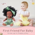 thumbnail image 5 of TUSALMO 10 INCH Black Baby Doll Toy with Accessories - African American Baby Dolls in Gift Box - Ideal Holiday, Christmas, Birthday Gift for 3 Year Old Girls - Soft Body Black Dolls for Toddlers, 5 of 5