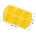 thumbnail image 2 of FUTUREORYY 3Pack Fashion Silicone Mold Lemon Slice Candle Mold for Craft Projects Yellow Handmade Items, 2 of 5
