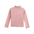 thumbnail image 4 of XuJwPNcy Infant Baby Girl Long Sleeve Mock Turtleneck Shirts Slim Fit Casual Base Layer Top Tees Girls Warm Top, 4 of 6