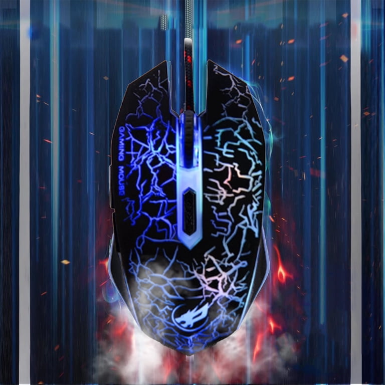 Seibosfy Gaming Mouse Wired with RGB Lighting,Computer Mouse,USB