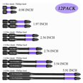 thumbnail image 4 of 12Pcs Upgraded High Hardness and Strong Magnetic Drill Bit, 4 of 5