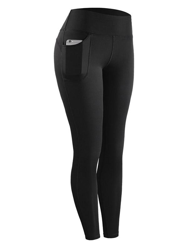 high waisted black capri pants