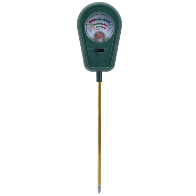 Soil Fertility Moisture PH Tester, Multifunction Easy To Use Plug And Play 3 In 1 Soil Tester Kit Compact Accurate Values Long For Flowers For Garden