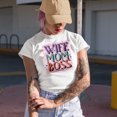 thumbnail image 2 of Wife, Mom, Boss with Leopard Print Art Merch Gift, White T-Shirt, 3XL, 2 of 5
