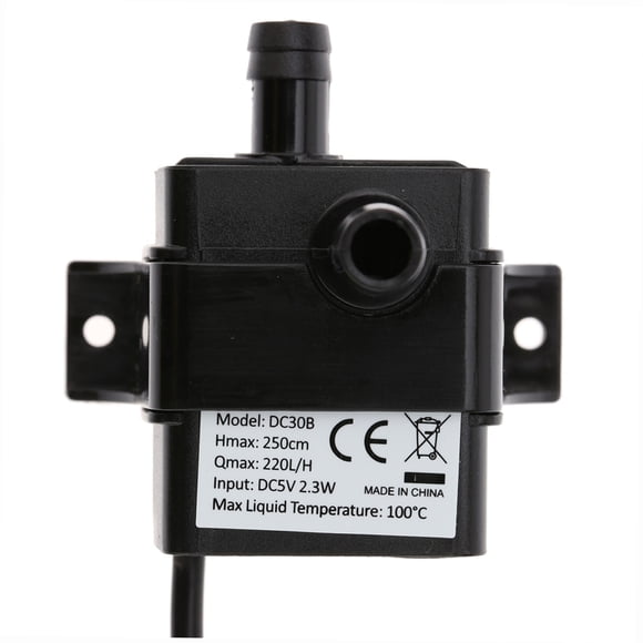 Bomba sumergible, USB / DC 5V / 2.5m / bomba de agua / bomba de circulación para pecera / 0 ~ 100 ℃ Anself 5V