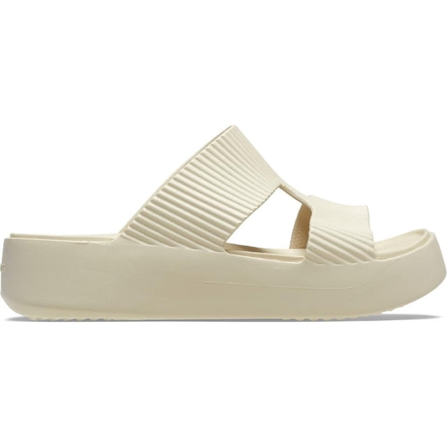 Sandalias Plataforma Getaway para Mujer Crocs en Color Piedra Talla 4