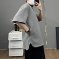 thumbnail image 6 of kamemir T Shirts Men Mens T Shirt Soft Fitted Modern Crew Neck Tees(Grey,XL), 6 of 6