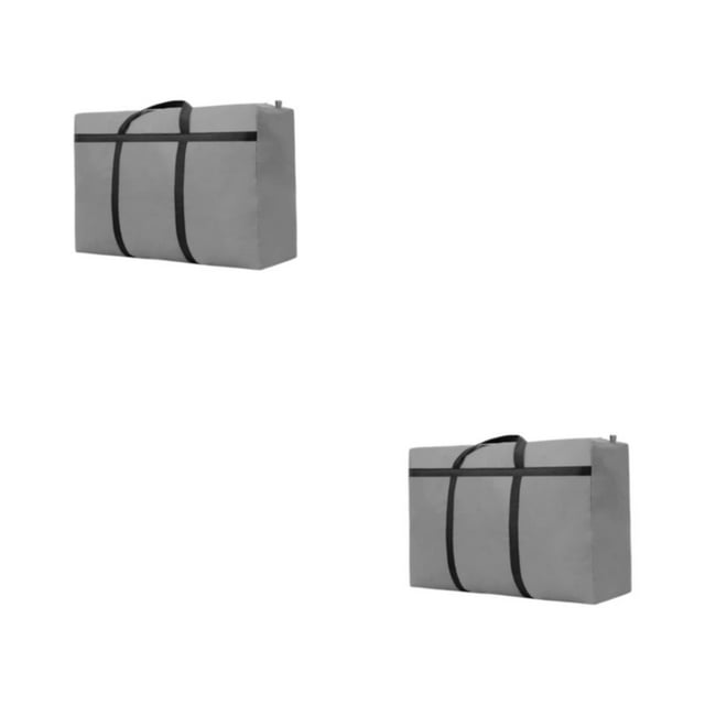 Guardoinrt Big Opening Oxford Bag Wide Application Non-shedding Easy To Carry Oxford Cloth Bag Large Capacity Moving Bag Bag Oxford light grey-125L 2Set