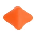 thumbnail image 4 of Pelota de reacción de silicona para entrenamiento de agilidad, pelota de ejercicio de masaje de seis ángulos para manos, pies, espalda, color naranja, 4 of 5