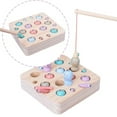 thumbnail image 4 of Juego de pesca Zulema Juguete de pesca de madera Montessori para pequeños, 4 of 7