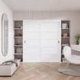 thumbnail image 2 of 72" x 80" 5-Lite Space-Saving Pantry Closet Sliding Doors With Hardware & Need Assembled, 2 of 7