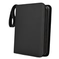thumbnail image 1 of Carpeta organizadora de tarjetas coleccionables, estuche de transporte con cremallera Negro, 1 of 9