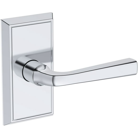Baldwin Fd.Kin.R.Hfr Kingvale Non-Turning Two-Sided Dummy Door Lever Set - Chrome
