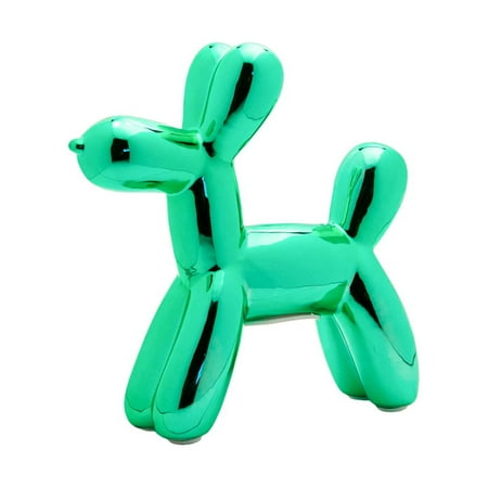 UPC: 0659424990727 | Interior Illusions Plus Teal Mini Balloon Dog Bank 7.5 tall