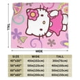 thumbnail image 2 of Hello Kitty Blanket, Super Soft Throw Blanket, Cozy Flannel Blankets For Boys Girls, Warm Blankets For Couch Sofa Bed, 40"X30", 2 of 9
