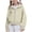 Beige, variant on Quealent Cropped Zip up Hoodies for Girls Trendy Fashion Preppy Clothing Teen Winter Cute Hooded Sweatshirt Clothes (Beige, 5-6 Years)