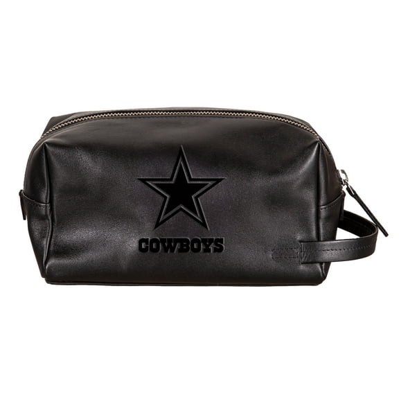 Dallas Cowboys Hybrid Leather Lined Dopp Toiletry Bag