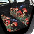 thumbnail image 4 of Pzuqiu Dragonfly and Mushrooms Car Seat Cover Full Set, for SUV Seats Vehicle Seats Sedan Seats Suitable for Truck Trucks, 4 of 10