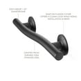 thumbnail image 3 of 48" Designer Waved Shaped Shower Grab Bar, Matte Black, 3 of 5