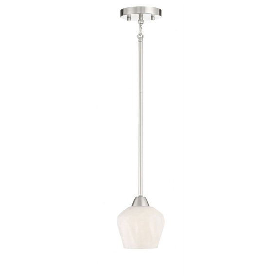 Minka Lavery - Camrin - 1 Light Convertible Mini Pendant-Brushed Nickel Finish
