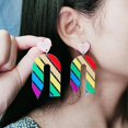 thumbnail image 2 of Pendientes Colgantes Shaofei Estilo Dulce Acrílico Color Contraste, 2 of 5