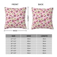 thumbnail image 2 of Pofeuu Strawberry And Cheery Print Double-sided plush pillowcase Square Throw Pillow Covers Pillows Cover for Living Room Bedroom Sofa Couch Cushion Cover（No pillow core）-12"x12", 2 of 7