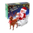 thumbnail image 4 of Bewildely Muñeco de Papá Noel, juguete de trineo de alce, coche eléctrico Universal con música para niños, juguete eléctrico de Navidad para niños, Kits de decoración para fiestas Bewildely HA008243-00B, 4 of 6