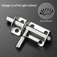 thumbnail image 1 of Stainless Steel Door /Latch With Screws Solid /Sliding Bolts Latch Hasp Home /Hardware Gate Safety /Toilet Door Lock Hand Tools, 1 of 9