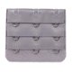 thumbnail image 2 of Guardurnaity Extensores de gancho para sujetador alargados íntimos para mujer extensión de correa para sujetador 3 ganchos Ropa, zapatos y accesorios Miscelánea gris plateado claro, 2 of 6