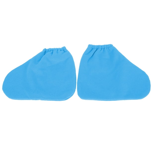 EeaseMX 1 par de vendas para pies con cera para terapia de belleza, herramientas de calentamiento de cera, cubiertas para pies calentadoras
