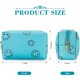 thumbnail image 3 of Bolsa organizadora de cosméticos de PU con cara sonriente para viajes femeninos (amarillo, rosa, azul) Tmvgtek Cuidado Belleza, 3 of 7