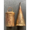 thumbnail image 3 of Vivanta Vintage Gold Tin Bells – Christmas Ornaments, Wind Chimes Making Bell, DIY Crafts, Farmhouse Décor – Set of 10, 3 of 9