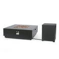 thumbnail image 3 of Bellvue Outdoor Iron Fire Pit with Tank Holder, Brown Brushed, 3 of 12