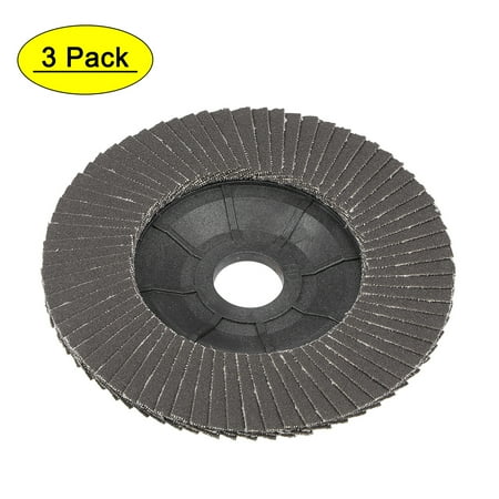 

Uxcell 4 Inch Flap Pad 72 Page Grinding Wheel for Angle Grinders 320 Grits 3 Pack