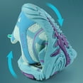 thumbnail image 4 of Rotm Mens Sneakers Fashion Athletic Running Shoes Casual Walking Sport Lightweight Breathable Comfortable Shoes Mens Running Shoes Sky Blue,Size 6.5, 4 of 7