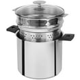 thumbnail image 2 of Cristel Multiply 18/10 Stainless Steel Pasta Insert with Removable Handles, 6.9 Quart, 2 of 4